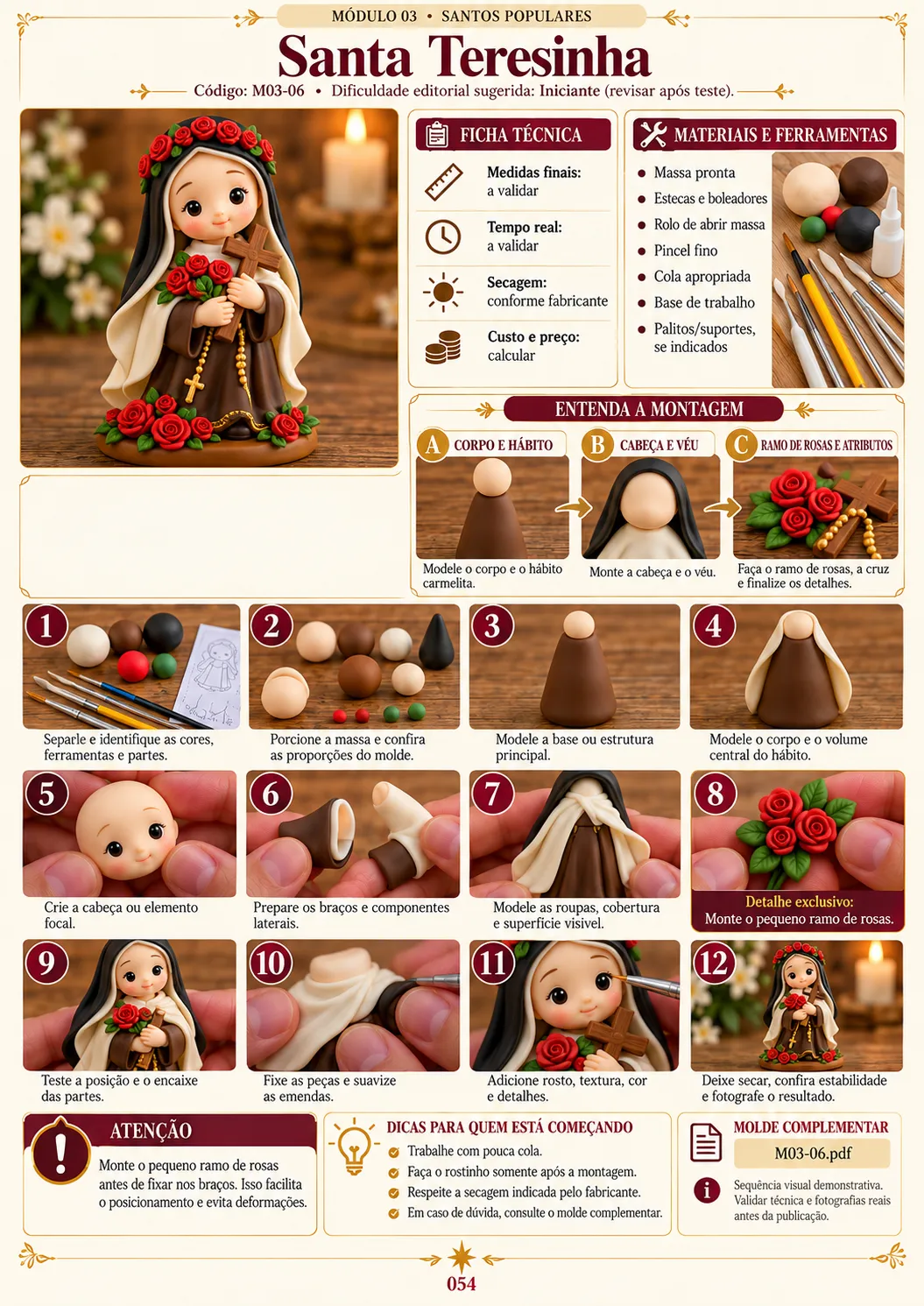 Página do material Biscuit Sagrado 1