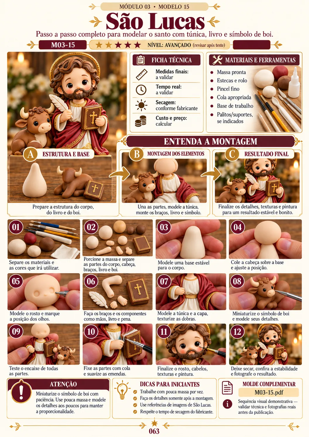 Página do material Biscuit Sagrado 3