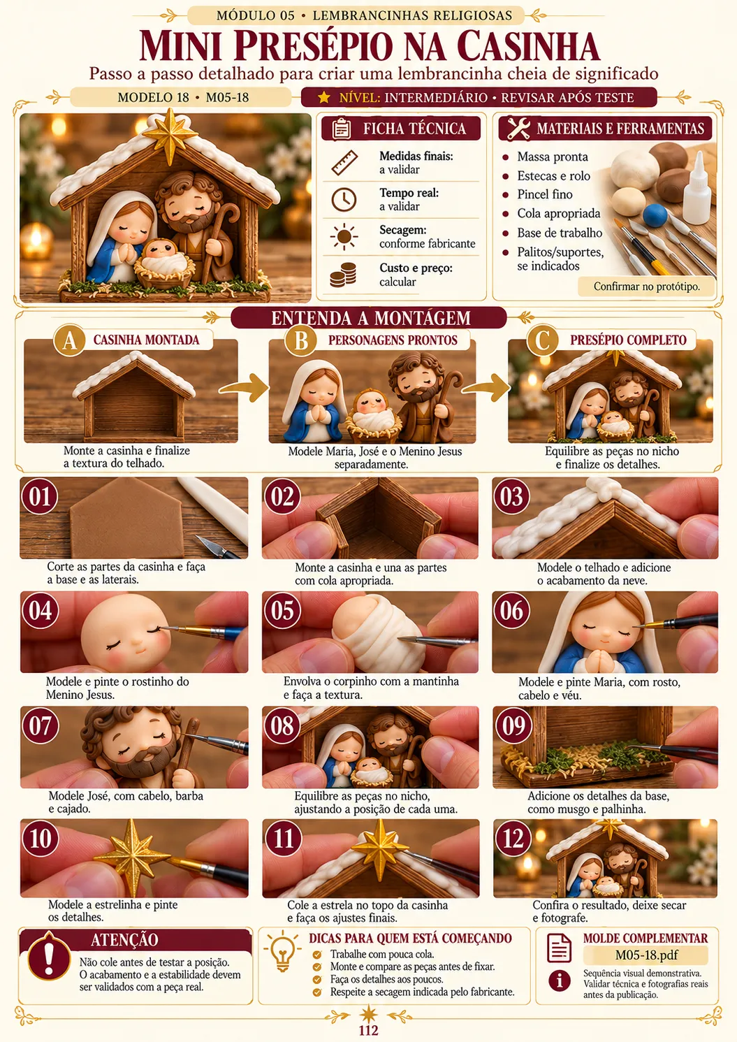 Página do material Biscuit Sagrado 6