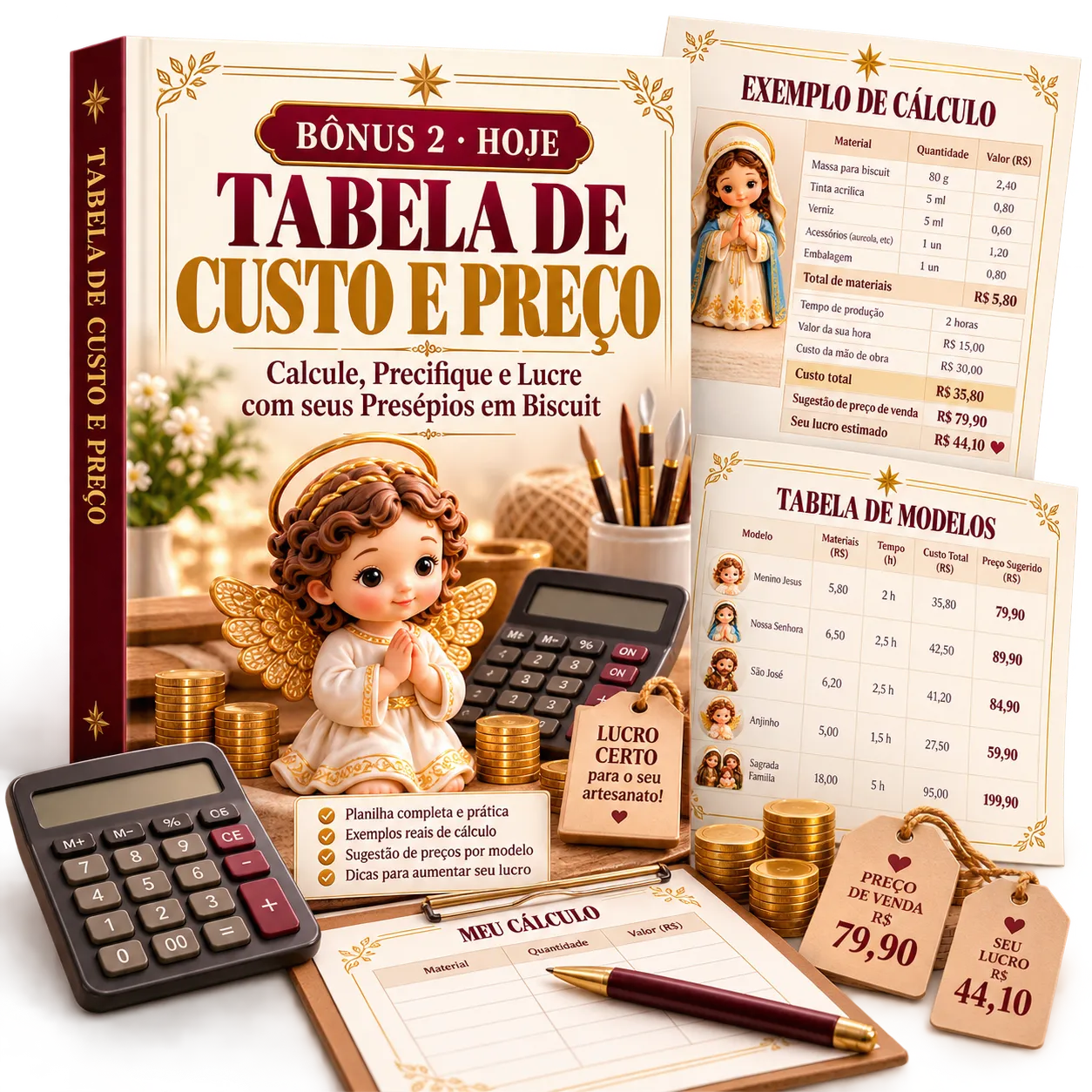 Bônus 2: Tabela de custo e preço